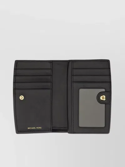 Michael Kors Bryant Wallet In Black Leather In Black