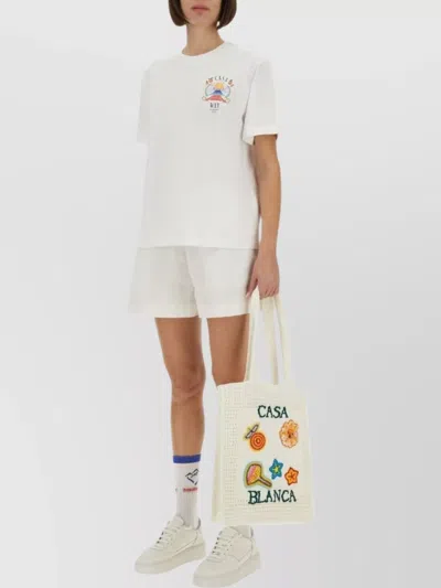 Casablanca Regular Fit T-shirt In White