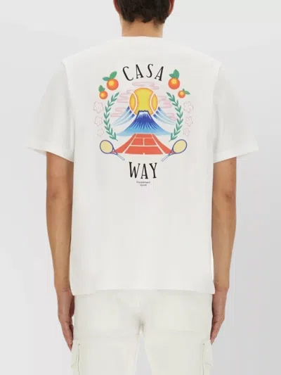 Casablanca Casa Way Mountain Printed T-shirt