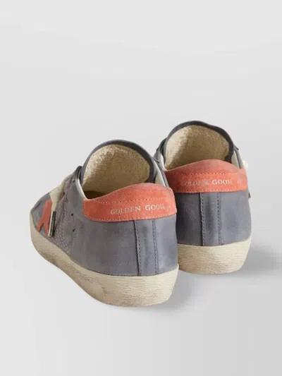 Golden Goose Super Star Nabuk Upper Toe And Tong In Multi