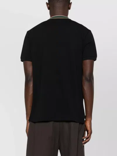 Vivienne Westwood Classic Cotton Pique Polo Shirt In Black