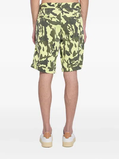 Basicon Camouflage Bermuda Shorts In Green