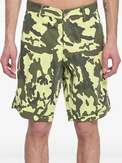 Basicon Camouflage Bermuda Shorts In Green