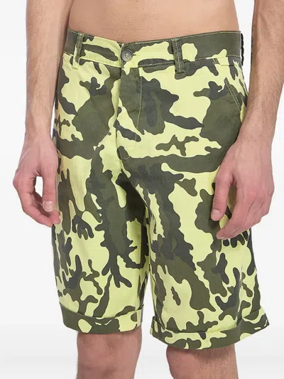 Basicon Camouflage Bermuda Shorts In Green