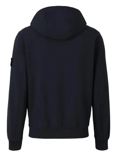 Stone Island Soft Shell Jacket In Blue