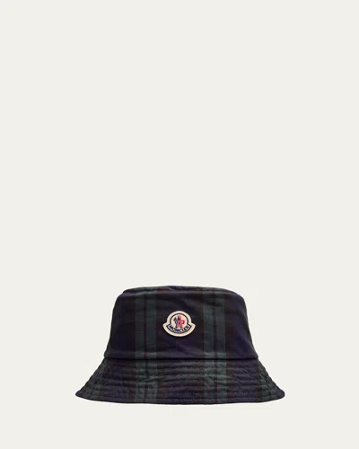 Moncler Reversible Bucket Hat In Blue