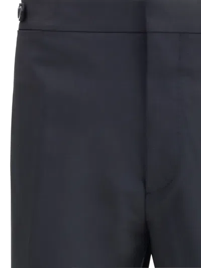 Dsquared2 Black Fleece Wool Two-piece Suit