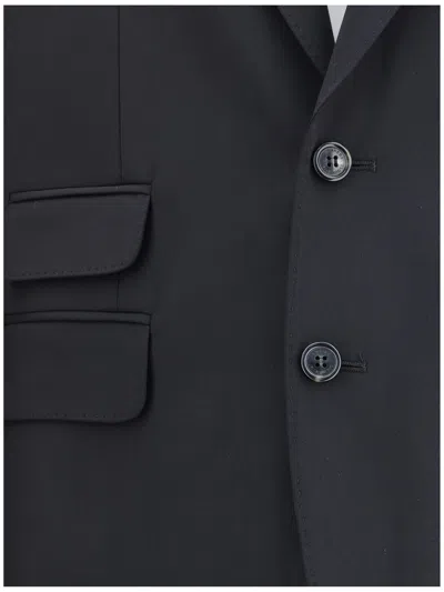 Dsquared2 Black Fleece Wool Two-piece Suit