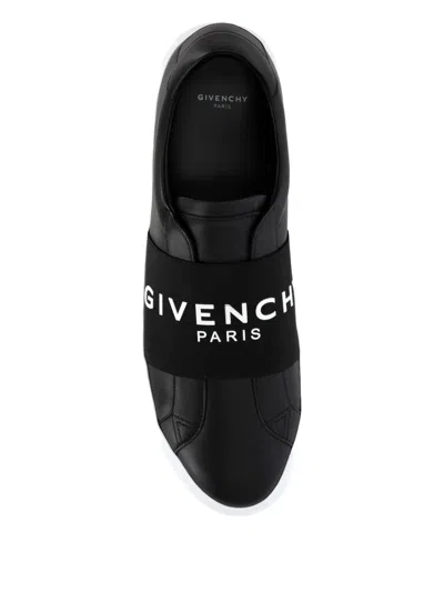 Givenchy Leather Sneakers In Black