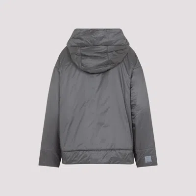 Max Mara The Cube Dark Grey Polyester Daria Padded Jacket In Blue