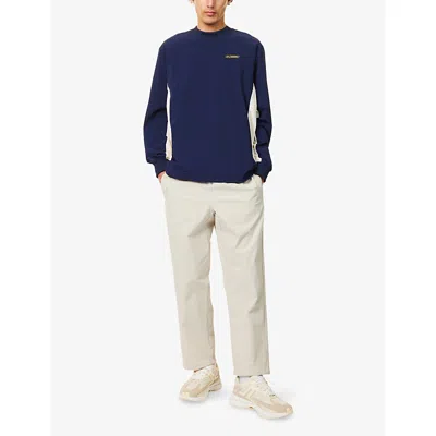 Manors X Reebok Logo Windbreaker In Blue