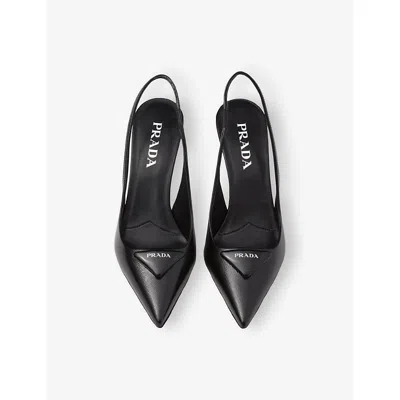 Prada Woman Black Pumps In Black