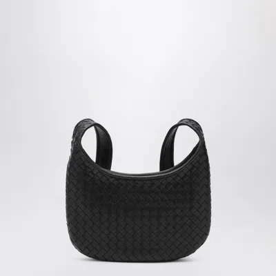 Bottega Veneta Brown Veneto Crossbody Bag In Black