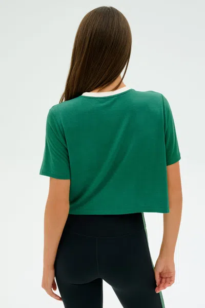 Splits59 Djuna Crop Ringer In Green