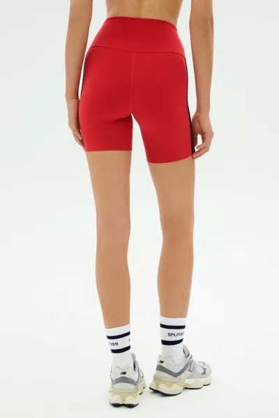 Splits59 Ella Airweight High Waist Shorts In Red
