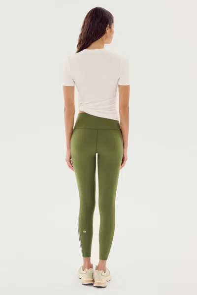 Splits59 Louise Rib Short Sleeve Top In White In White