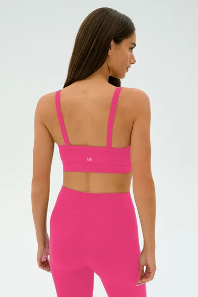 Splits59 Monah Rigor Sports Bra In Pink