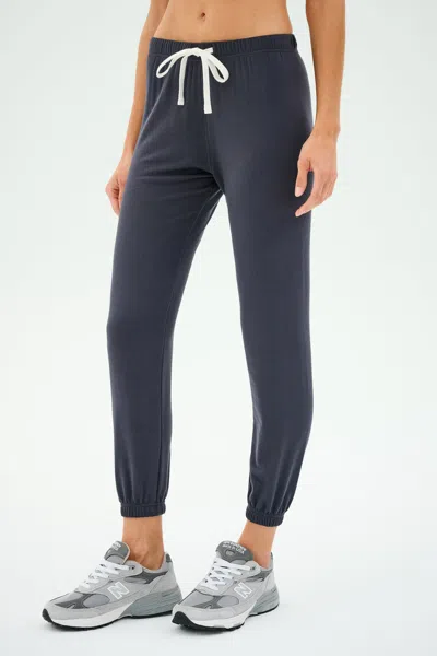 Splits59 Sonja Fleece Sweatpant In Graphite Grey In Black