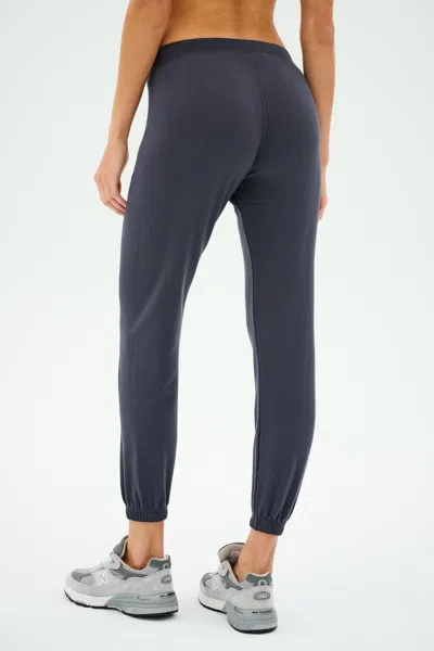 Splits59 Sonja Fleece Sweatpant In Graphite Grey In Black