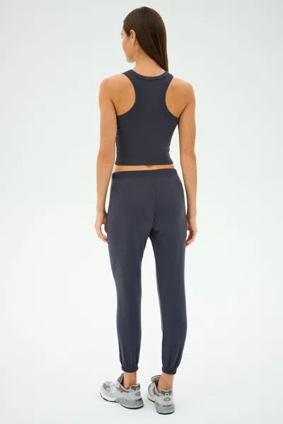 Splits59 Sonja Fleece Sweatpant In Graphite Grey In Black