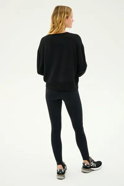 Splits59 Womens Black Black Sonja Relaxed-fit Stretch-woven Sweatshirt In Black