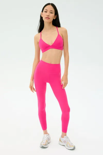 Splits59 Sprint Rigor High Waist Ankle Leggings In Pink