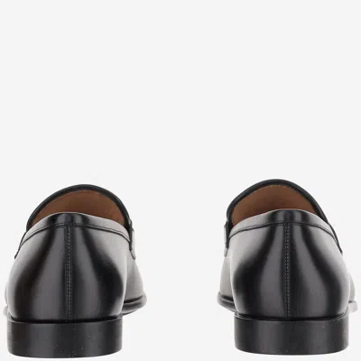 Ferragamo Black Gancini Casual Business Shoes