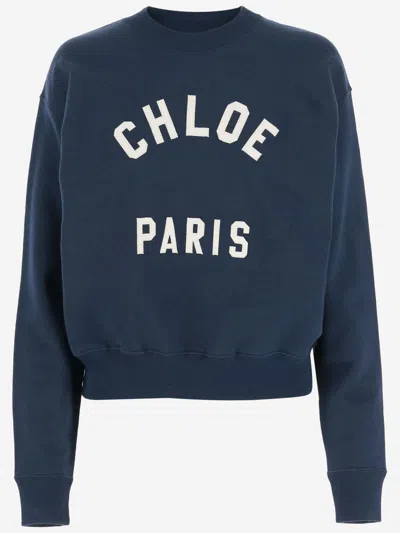 Chloé Crew Neck Logo Sweater