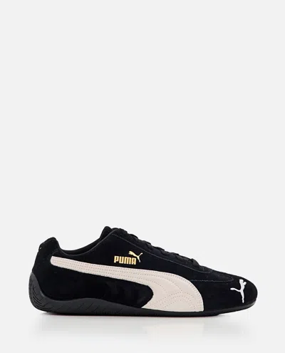 Puma Speedcat Og Logo Detailed Sneakers In Black