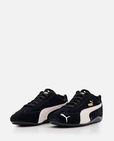 Puma Speedcat Og Logo Detailed Sneakers In Black