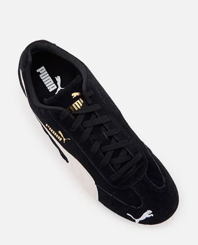 Puma Speedcat Og Logo Detailed Sneakers In Black