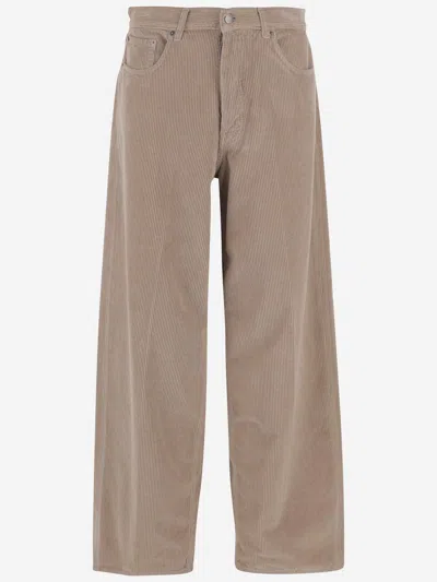 Haikure Cotton Pants In Brown