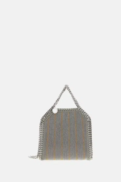 Stella Mccartney Falabella Striped Metallic Bag