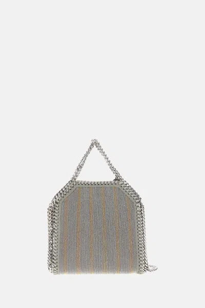 Stella Mccartney Falabella Striped Metallic Bag