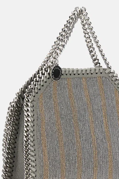 Stella Mccartney Falabella Striped Metallic Bag