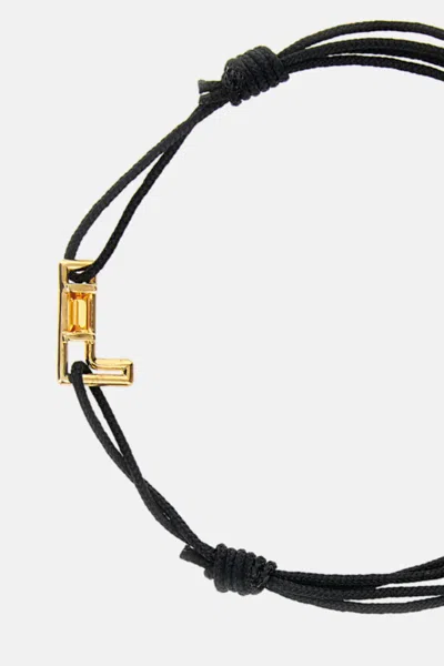 Aliita Letra L Ct Bracelet In Black