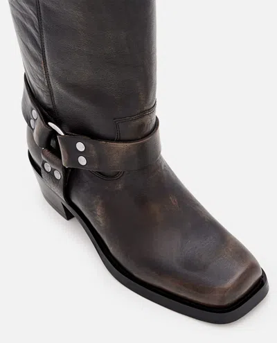 Paris Texas Roxy Boot Texan Boots In Black Leather