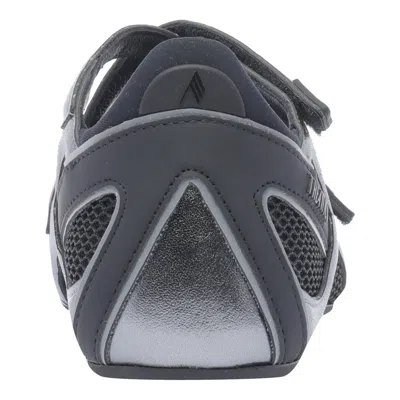 Attico Flat Shoes Blacks And Greys In Black