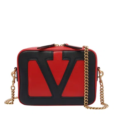 Valentino Garavani Superstar Chain Belt Bag In Red
