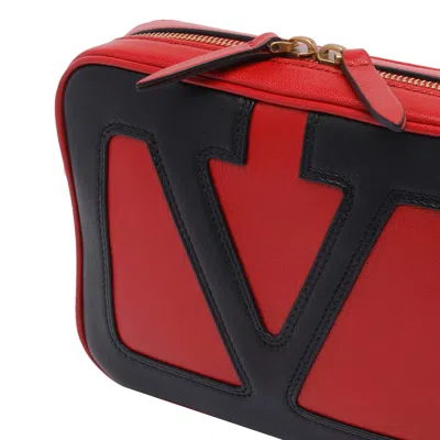 Valentino Garavani Superstar Chain Belt Bag In Red