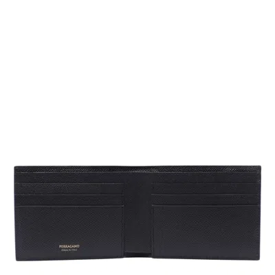 Ferragamo Gancini Wallet In Black