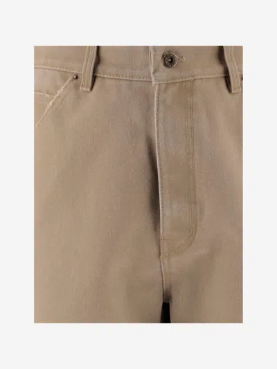 We11 Done Multi-pocket Logo Trousers In Brown