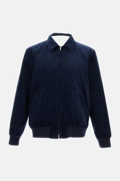 Apc A.p.c. 'gilles' Jacket In Blue