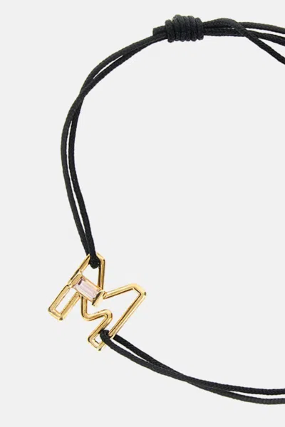 Aliita Letra M Tr Bracelet In Black