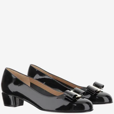 Ferragamo Vara Soft' Pumps In Black