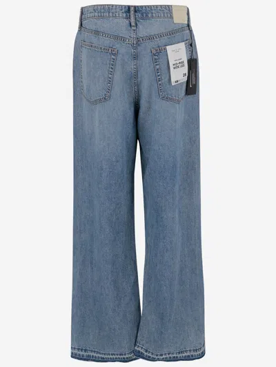Rag & Bone Cotton Blend Jeans In Blue