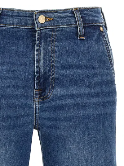 7 For All Mankind Original Tailorless Dark New York Bootcut Jean In Blue