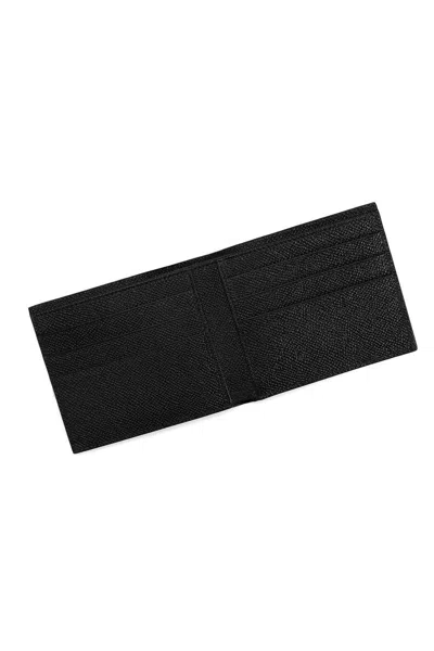 Dolce & Gabbana Dolce&gabbana Black Leather Wallet With Logo