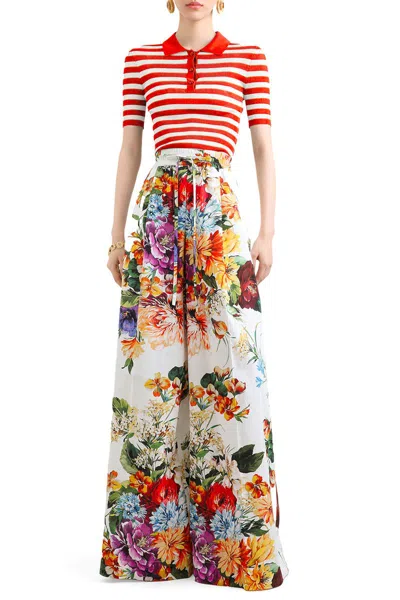 Dolce & Gabbana Viscose Polo In Multi