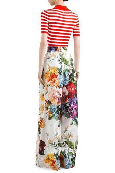 Dolce & Gabbana Viscose Polo In Multi